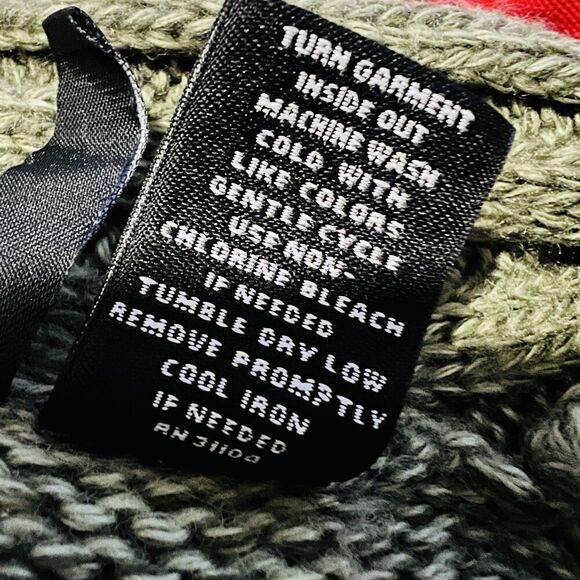 New Directions Green Marled V-Neck Asymmetrical Hem Knit Layered Sweater Size 6 - Picture 8 of 8